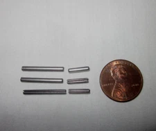 Roll Pins tube 5/64" x 3/8" & 5/64"x 3/4" Stainless Stain Slotted Pins