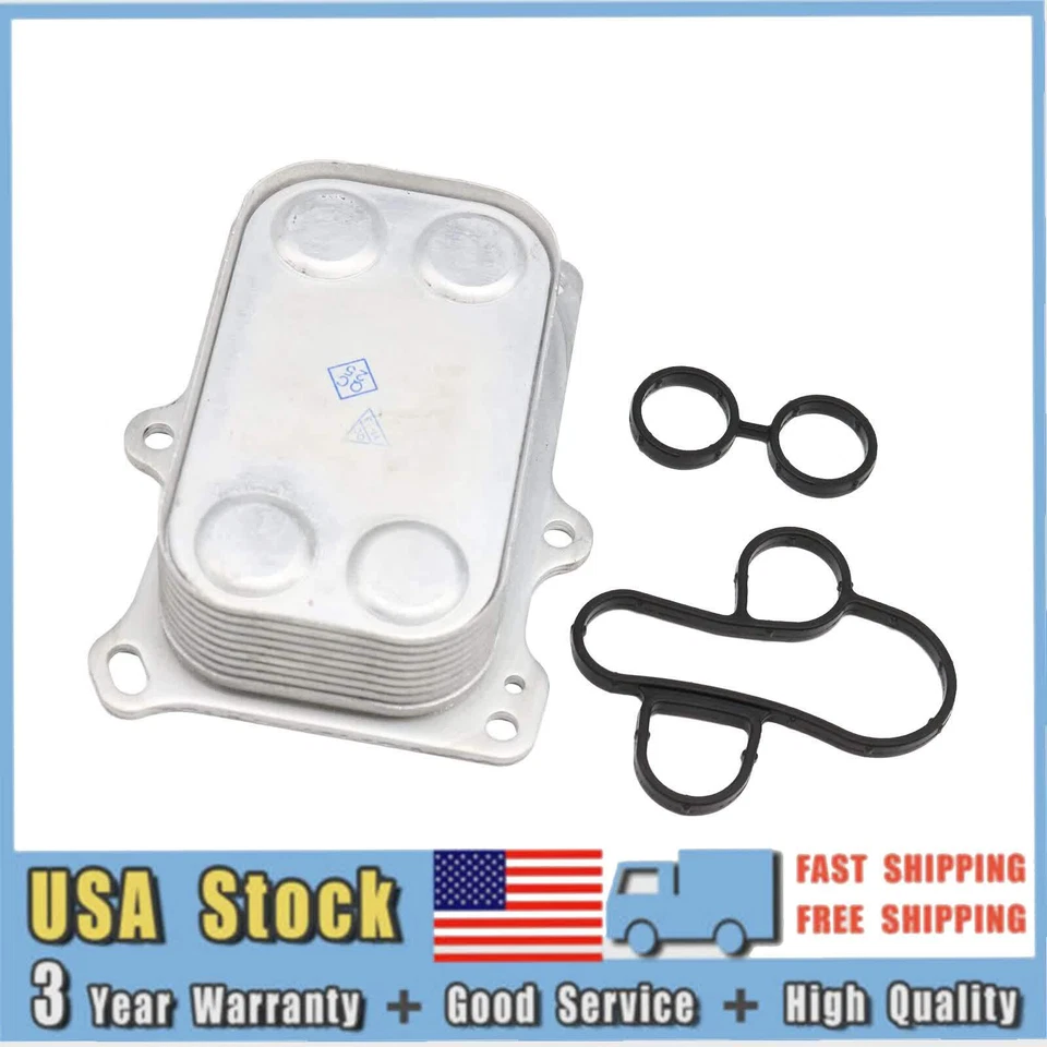 New Oil Cooler Assembly with Sealing Gasket Set For Fiat 500 2012 2013-2015 1.4L Foto 4 de 4