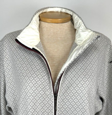 Killtec Women’s 16 Mid Weight Jacket Grey Full Zip No Stretch Fleece Tapered