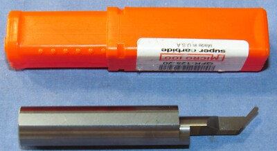 New MICRO 100 Carbide Grooving bar 0.064 Full Radius .900 deep 1/2 Shank