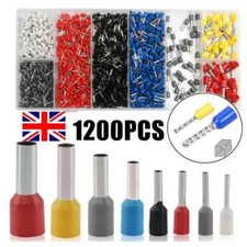 Electrical Wire Connectors Crimp Terminals Cord Pin End Bootlace Ferrule 1200PCS