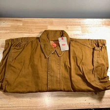 Levi’s Men’s THE RANCHER TRUCKER JACKET Color: Brown Rinse Size: Large NWT