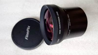 Fujifilm 0.79X Wide Conversion Lens Japan with FUJIFILM Adapter Ring 55mm - Image 1 of 4