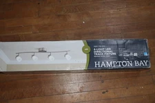 (1-Pk) Hampton Bay 4-Light Integrated LED Fixed Track Lighting Kit 2.6 Ft