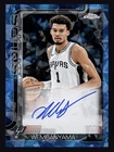 Victor Wembanyama Topps Chrome NBA Collect 2025-26 Sapphire Auto Digital Card💎
