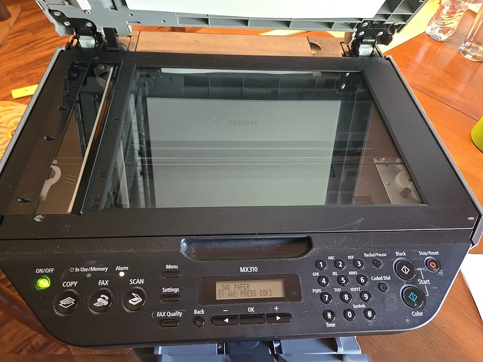 Canon PIXMA MX310 All-In-One Inkjet Printer PARTS OR REPAIR - Image 4 of 4