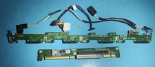 Dell 4 Bay SATA Board & PCIE Expansion Riser Board With Cables PowerEdge R410