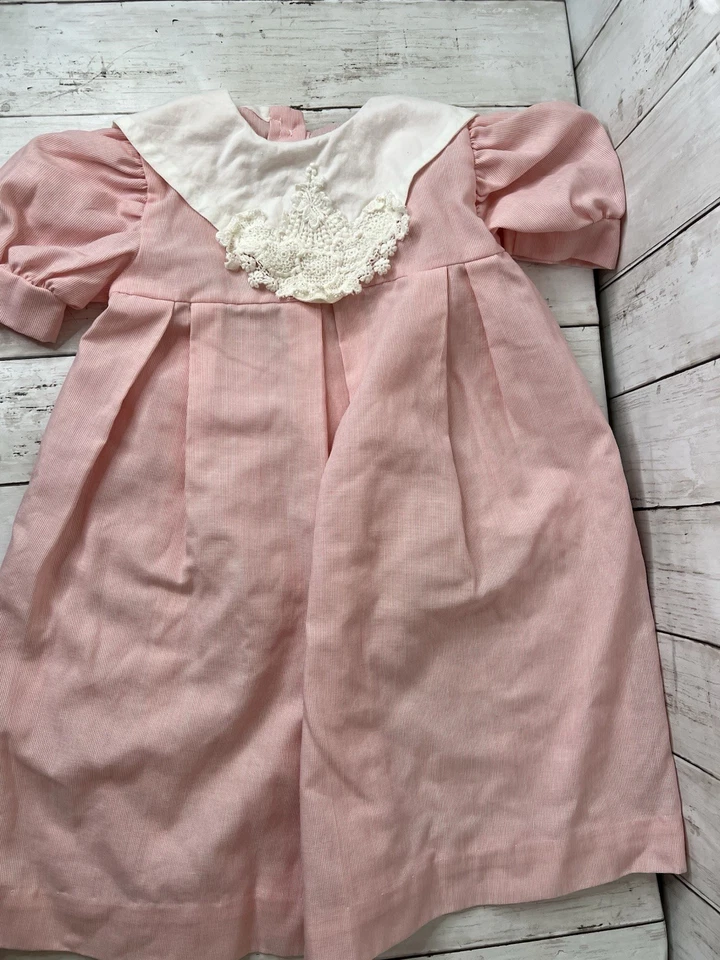 Toddler Clothes 12 PC Multi Size Lot Apron Dress Prairie Cottage Core 80’s & 90 - Image 4 of 4