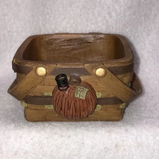 Blossom Bucket  Suzi Skoglund Fall Pumpkin Picnic Basket Trinket Box BASE ONLY