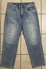 Levi s 550 Relaxed Fit Jeans W34 L32 Classic Blue Denim