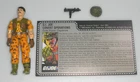 1986 Claymore Special Mission Brazil G.I. GI Joe Figure & Accessories 3.75 -Read