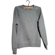 Everlane Unisex Sweatshirt Size XXS French Terry Gray Long Sleeve Pullover