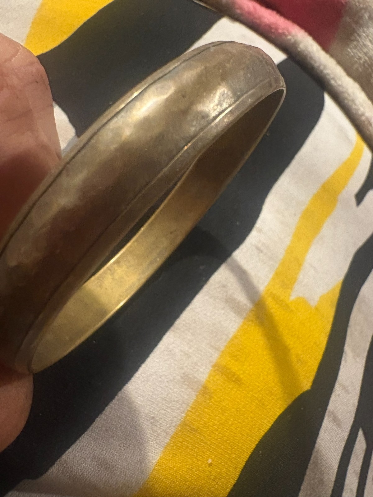 brass bangle - image 1