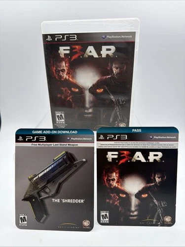 F.E.A.R. 3 (Sony PlayStation 3, PS3) FEAR CIB Complete Game w/ Manual- Tested