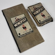1954 Monopoly Trading Game Popular Edition w/ Board Parker Brothers