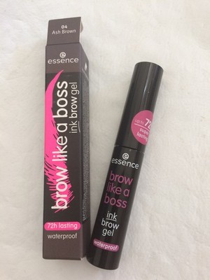 essence brow like a boss ink brow gel 4 ml - 04 Ash Brown