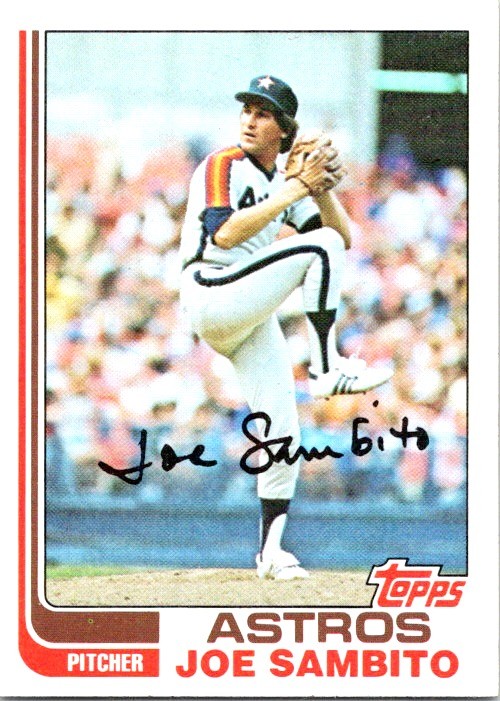 1982 Topps - Joe Sambito #34 - Near Mint or Better