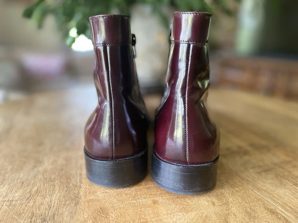 Zapatos de vestir Bostonian First Flex Oxford de cuero negro para hombre talla 8 Foto 4 de 4