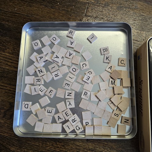 Vintage Scrabble Nostalgia Game Series KMART EXCLUSIVE Hasbro Metal Tin Game - Picture 7 of 7