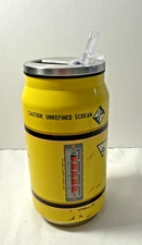 Disney Parks Monsters Inc Scream Canister Sipper Cup Bottle with Straw Rare