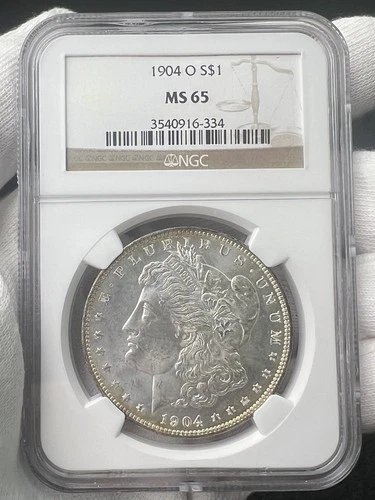 1904-O $1 Morgan Dollar 90% Silver New Orleans NGC MS65 US Coin