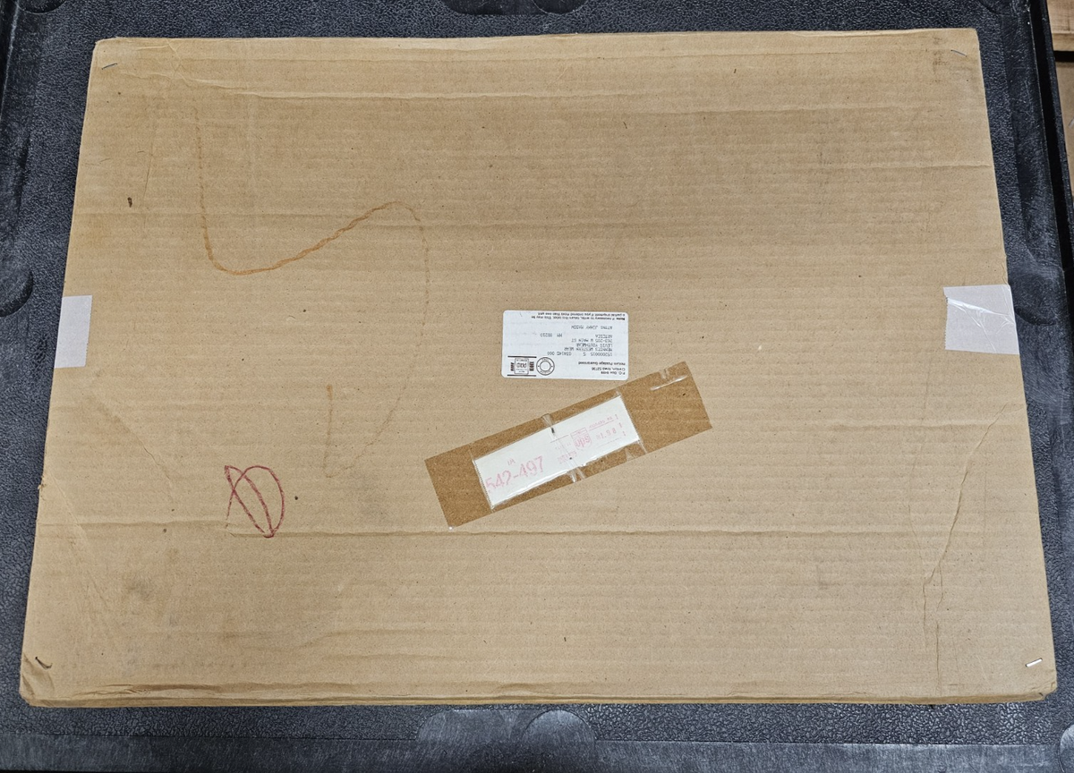 Vintage Levi's 501 2-sided sign in original packaging shipped in