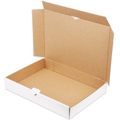 KARTONPRIMUS Maxibriefkartons Versandkarton Post Karton A4 Versand Maxibrief 320x225x50 weiß