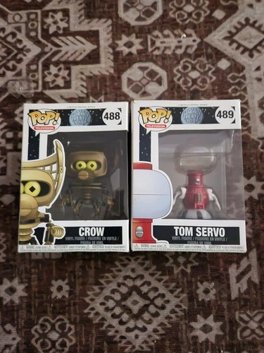 Funko Pop! Television: Mystery Science Theater 3000 - Crow #488 & Tom Servo #489
