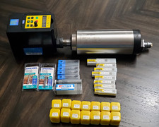 2.2kW 110V CNC Spindle + VFD + ER20 Collet & Cutting Tool Bundle
