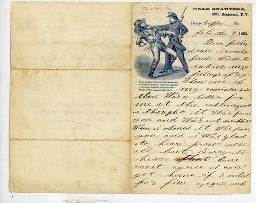 Caricature design patriotic letter paper Regimental design