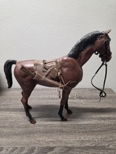 Vintage Marx Toys Johnny West Comanche Nodding Horse Moving Head With Accessorie