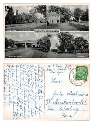 AK - Bassen, Verden/Aller, Deutschland, Mehransicht, verschickt 1958