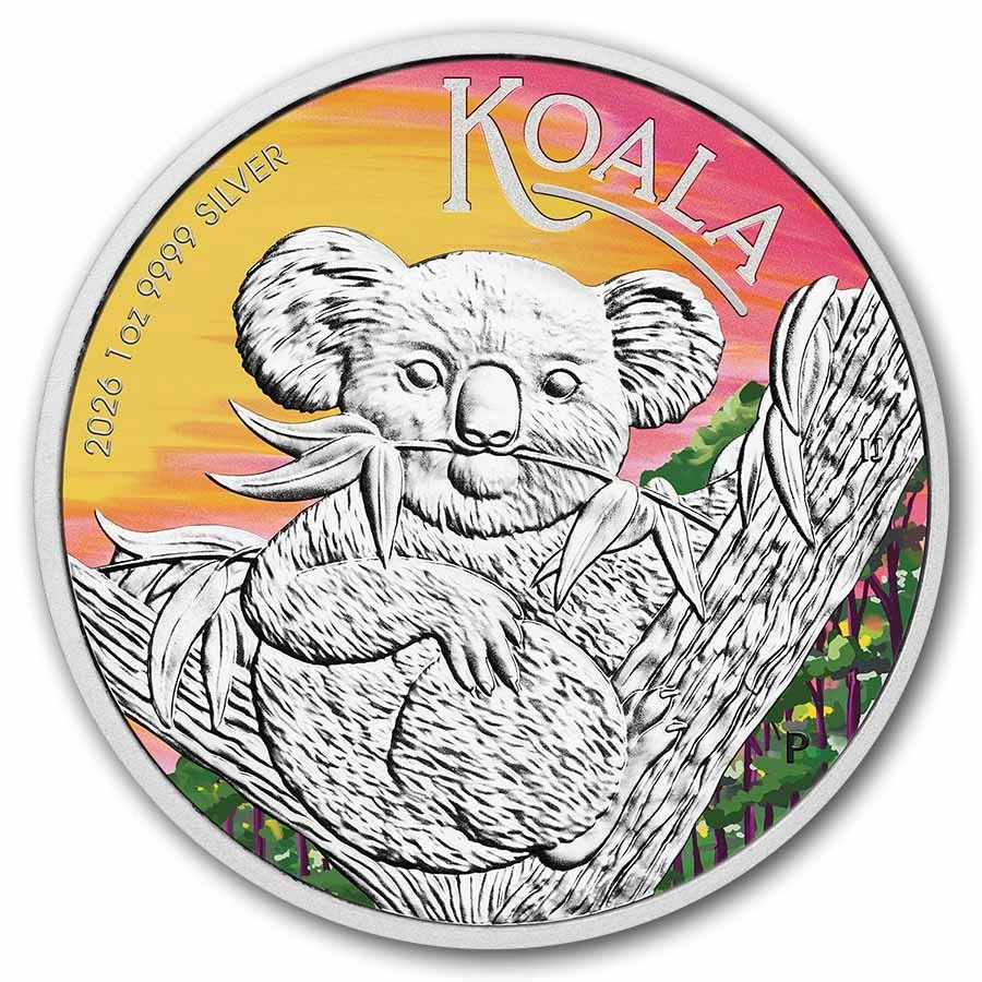 Australian Koala 1 oz Precious Metal Content per Unit Silver