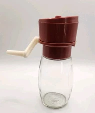 Gemco Nut Spice Grinder Chopper Crank Handle With Lid