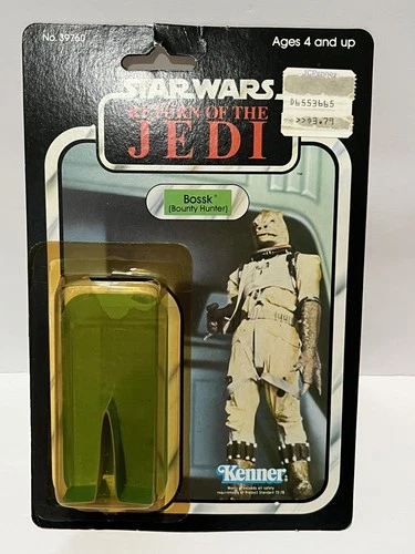 Vintage Star Wars ROTJ Bossk Bounty Hunter Cardback With Bubble Cardback Only