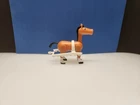 Vintage Fisher-Price Little People Castle White Harness & Brown Horse