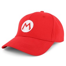 Mario Luigi Algodón Bordado Cosplay Disfraz Gorra de Béisbol - ENVÍO GRATUITO