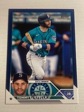 2023 Topps Update Royal Blue Parallel Tommy LaStella Mariners US189