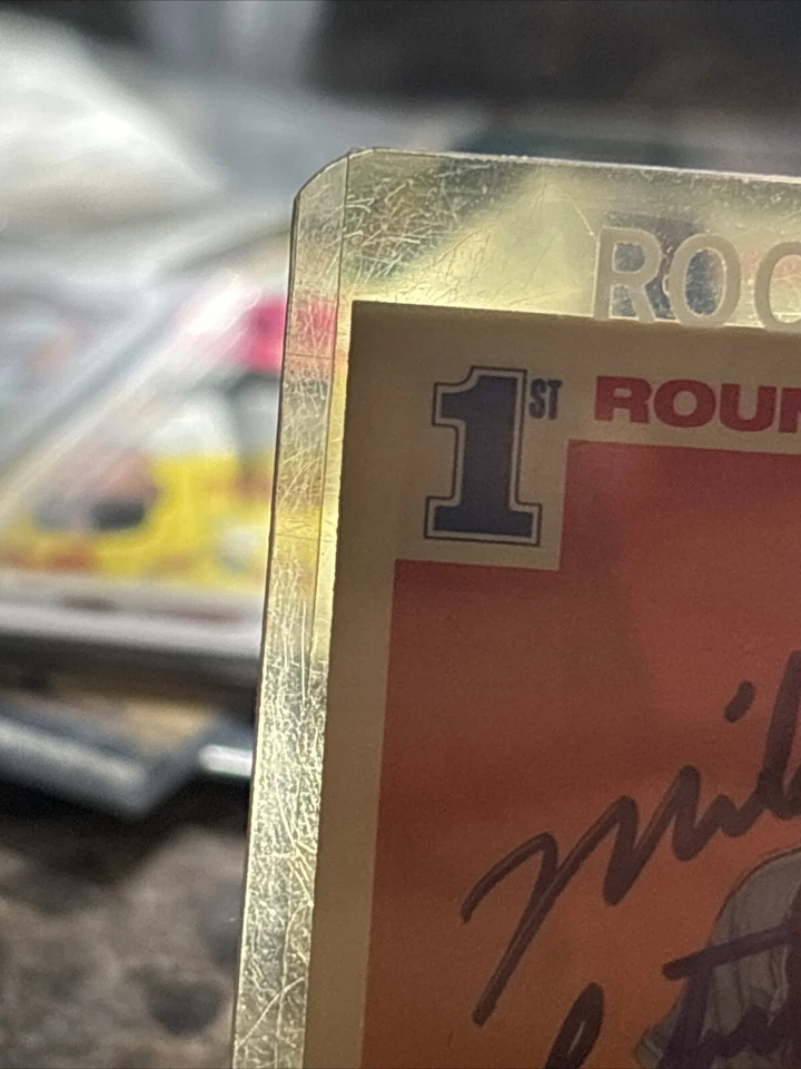 1991 Score - #683 Mike Lieberthal (RC) Auto - Image 3 of 4