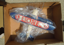 NOS LIONEL EASTWOOD AUTOMOBILLA DIE CAST BEECHCRAFT BIPLANE COIN BANK 337500