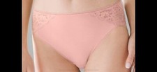 Soma Embraceable M Signature Lace High Leg Brief Heirloom Rose Pink