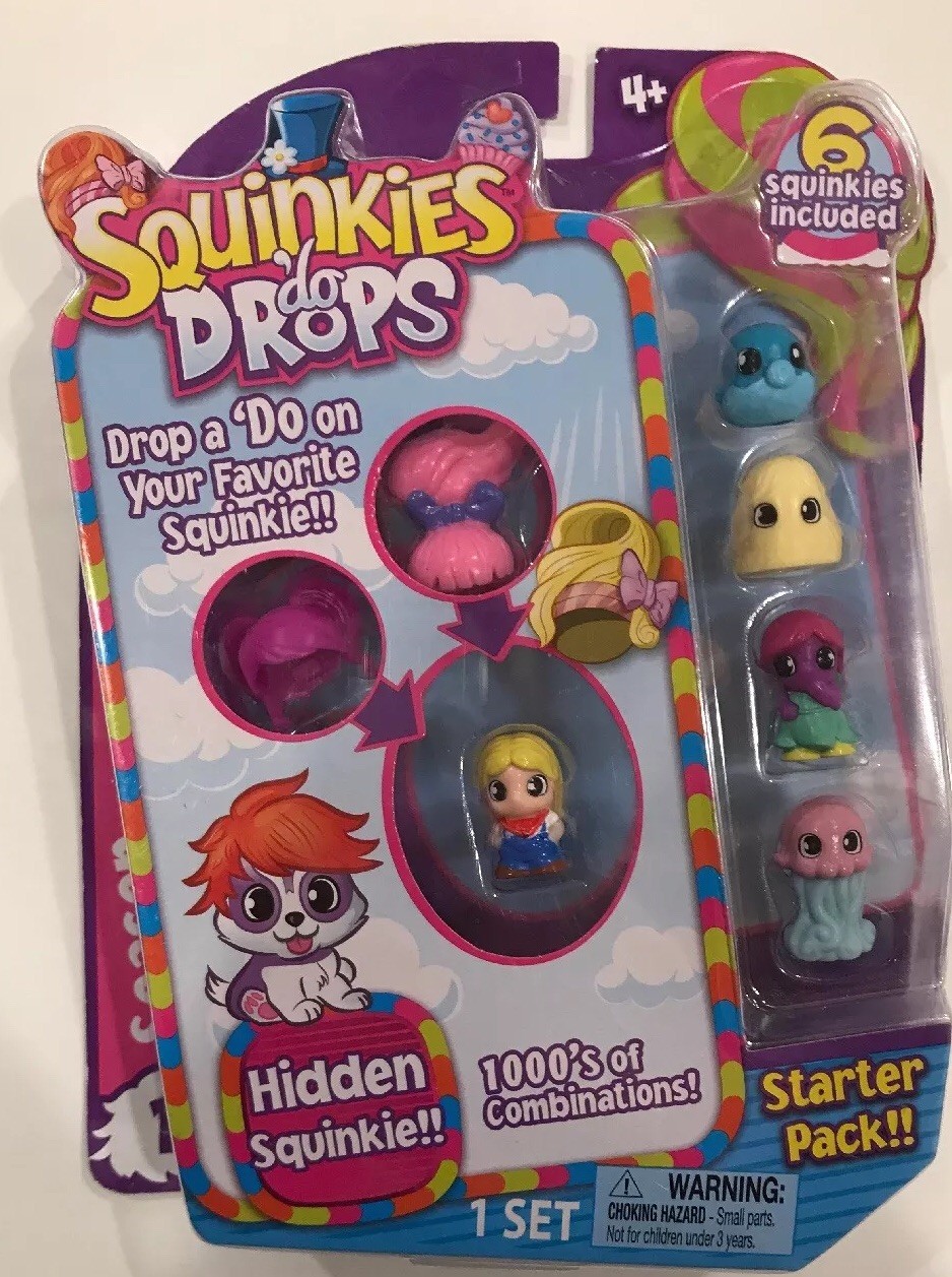 NEW Squinkies 'Do Drops Season 1 Starter Pack Set 6 Pieces eBay