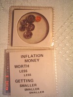 Mini Us Inflation Penny, Dime, Nickel ,quarter. Half Dolar, Dollar Sealed Mini Us Inflation Penny, Dime, Nickel ,quarter. Half Dolar, Dollar Sealed