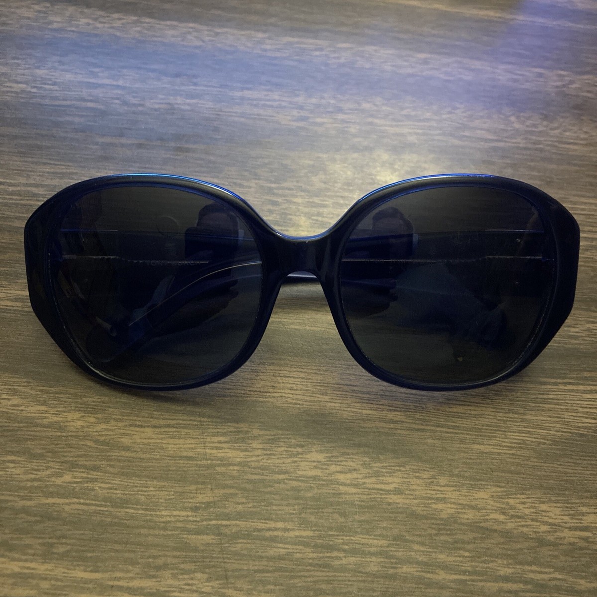 Tory Burch Sunglasses TY7043 771/37 57-17-130 Blue Round  display picture 2