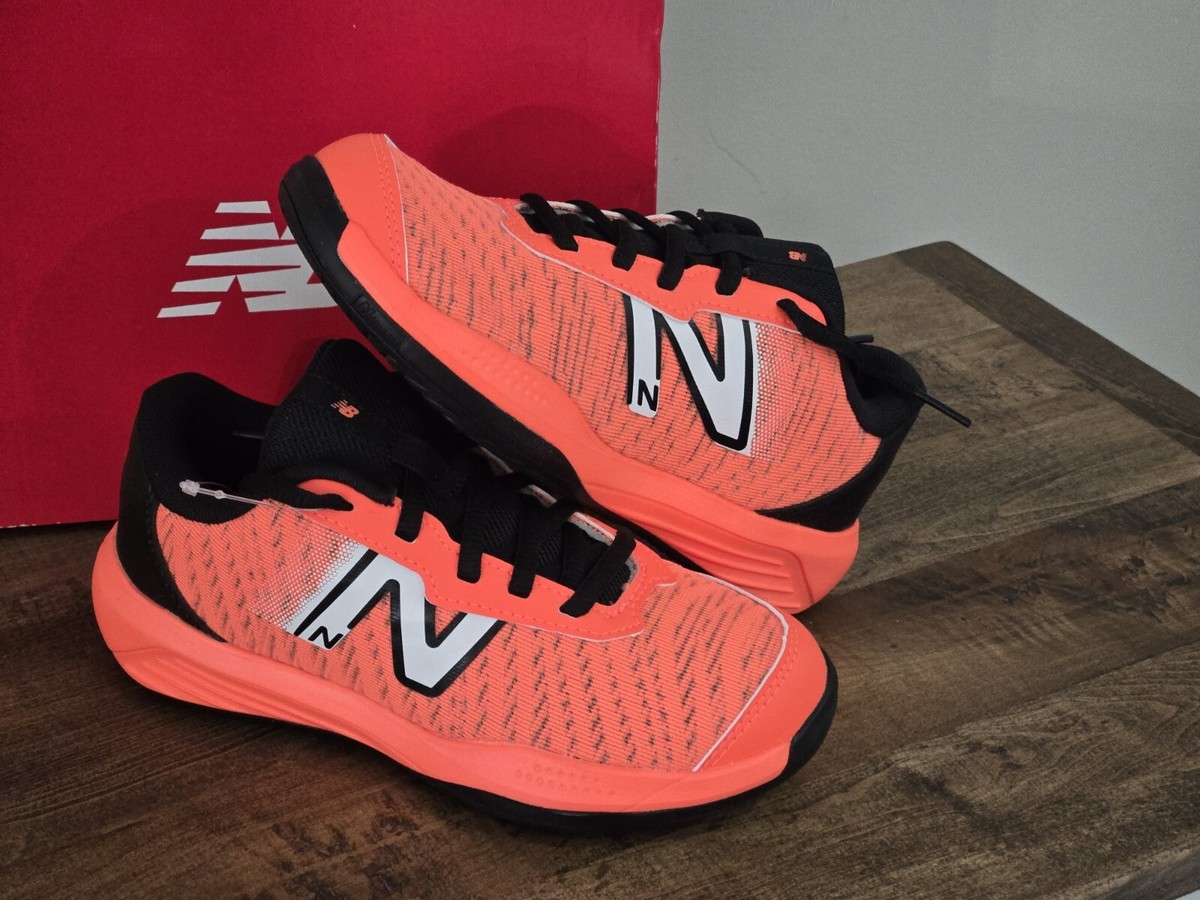 New Balance Kids 996 V5 Tennis Shoe Size 1.5 Wide Orange