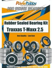 PowerHobby Pro Series Rubber Sealed Bearing Kit FOR Traxxas T-Maxx 2.5