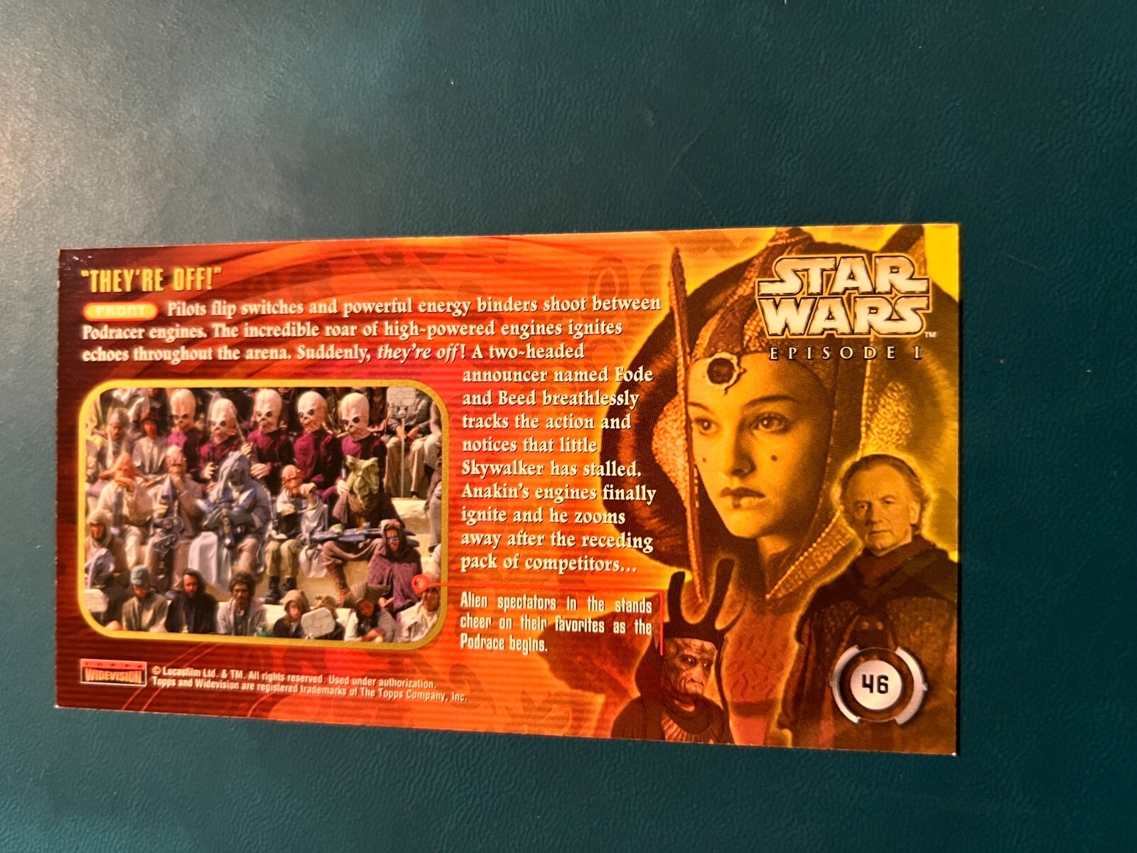 1999 Topps Star Wars Episode I SERIES 1-2 Widevision Complete Your Set U Pick - Picture 104 of 331