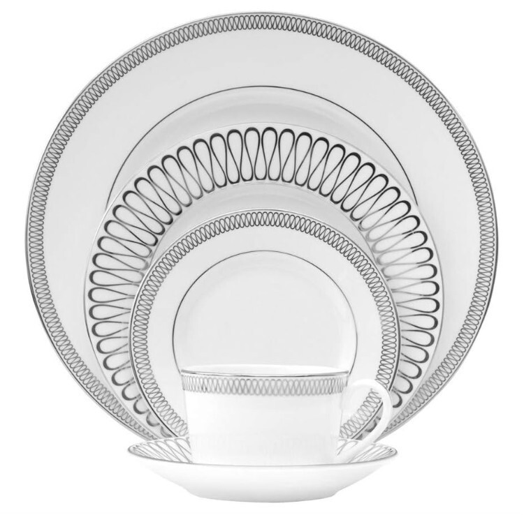 WATERFORD MONIQUE LHUILLIER OPULENCE 5 PIECE PLACE SETTING ~NIB~
