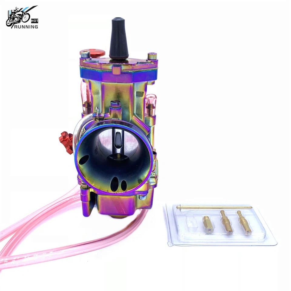 Carburador PWK32 y filtro de aire rojo para Yamaha YZ85 YZ100 YZ125 YZ175 YZ80 Foto 2 de 4