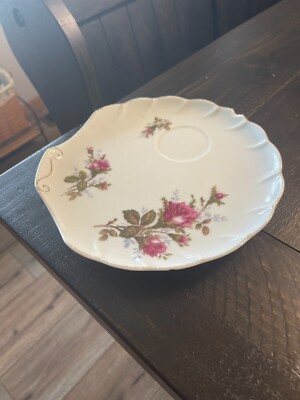Cherry China Scalloped Shell Shaped Gold Rimmed Snack Plate (2) | eBay